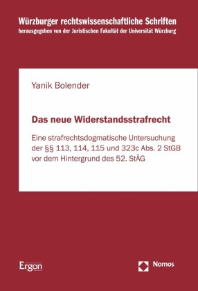 Das neue Widerstandsstrafrecht