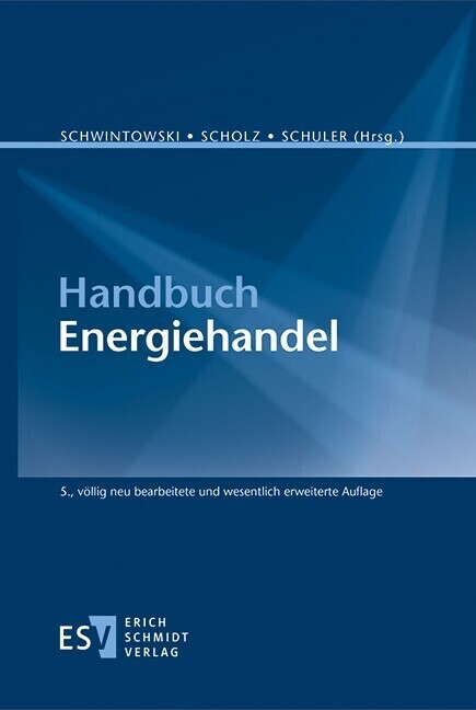 Handbuch Energiehandel main product photo