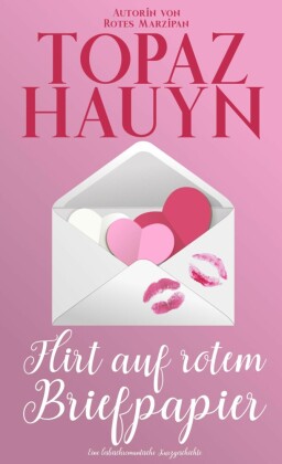 Flirt auf rotem Briefpapier