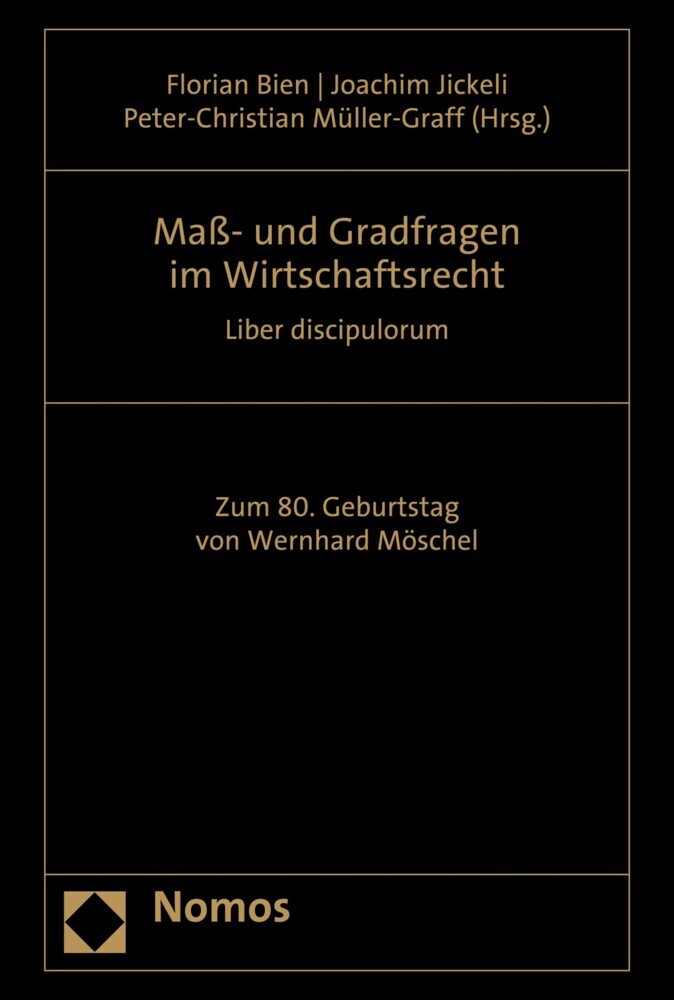 Maß- und Gradfragen im Wirtschaftsrecht main product photo