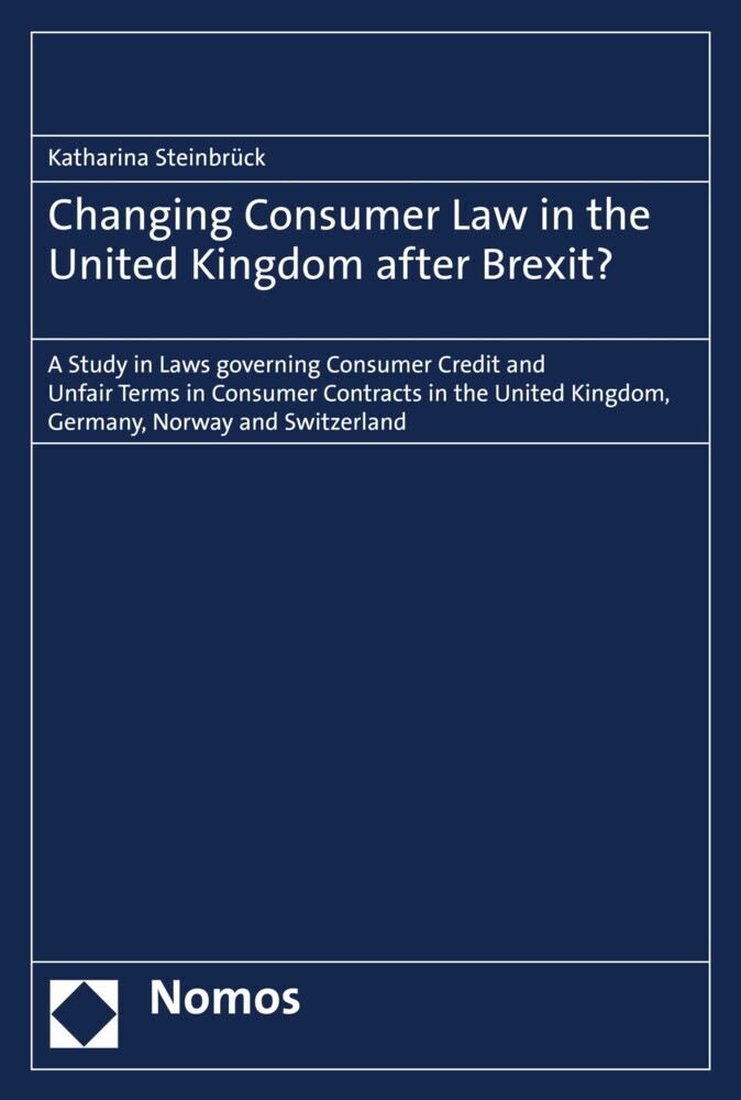 Changing Consumer Law in the United Kingdom after Brexit? main product photo