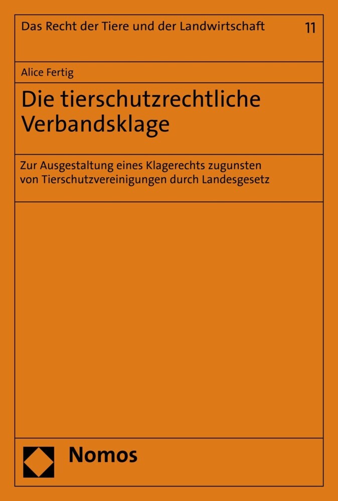 Die tierschutzrechtliche Verbandsklage main product photo