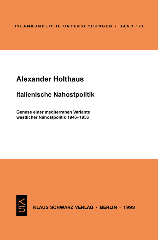 Italienische Nahostpolitik main product photo