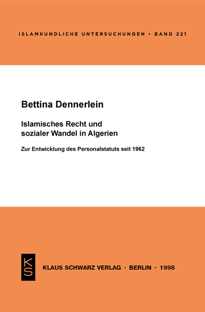 Islamisches Recht und sozialer Wandel in Algerien main product photo