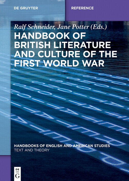 Handbook of British Literature and Culture of the First World War main product photo