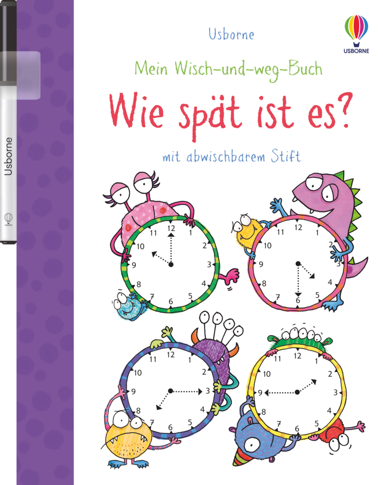 Mein Wisch-und-weg-Buch: Wie spät ist es? main product photo