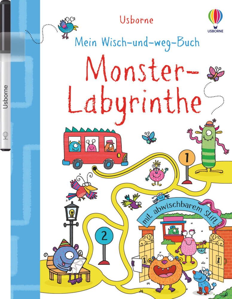 Mein Wisch-und-weg-Buch: Monster-Labyrinthe main product photo