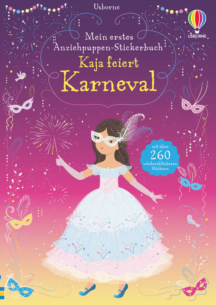 Mein erstes Anziehpuppen-Stickerbuch: Kaja feiert Karneval main product photo