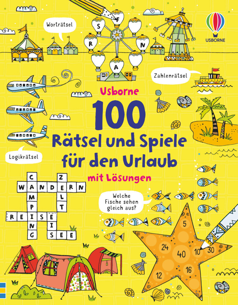100 Rätsel und Spiele für den Urlaub main product photo