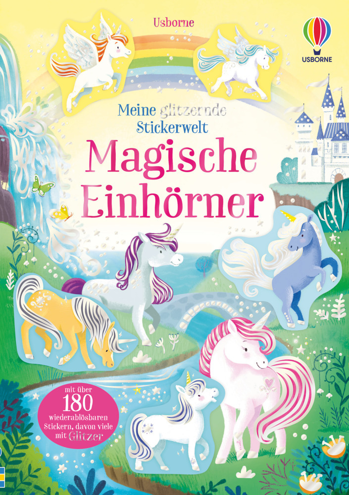 Meine glitzernde Stickerwelt: Magische Einhörner main product photo