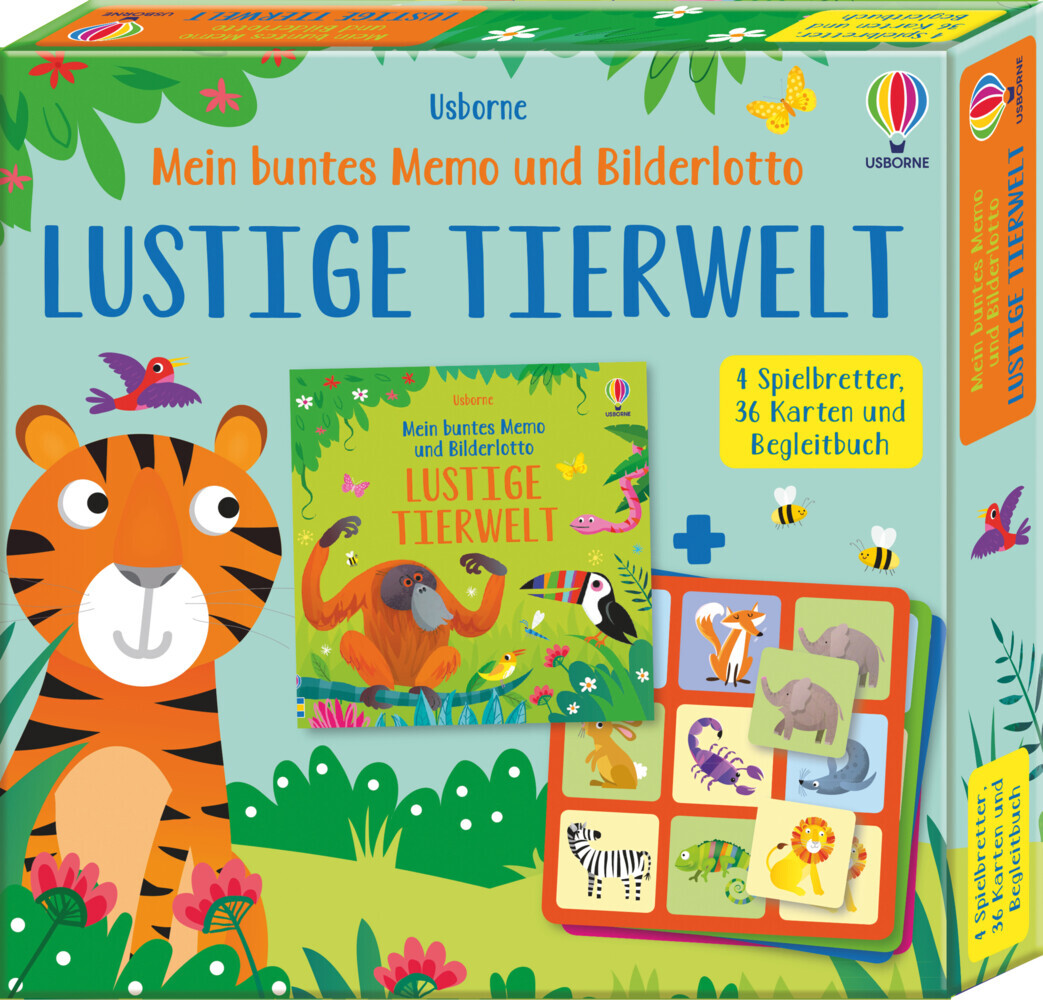 Mein buntes Memo und Bilderlotto: Lustige Tierwelt main product photo