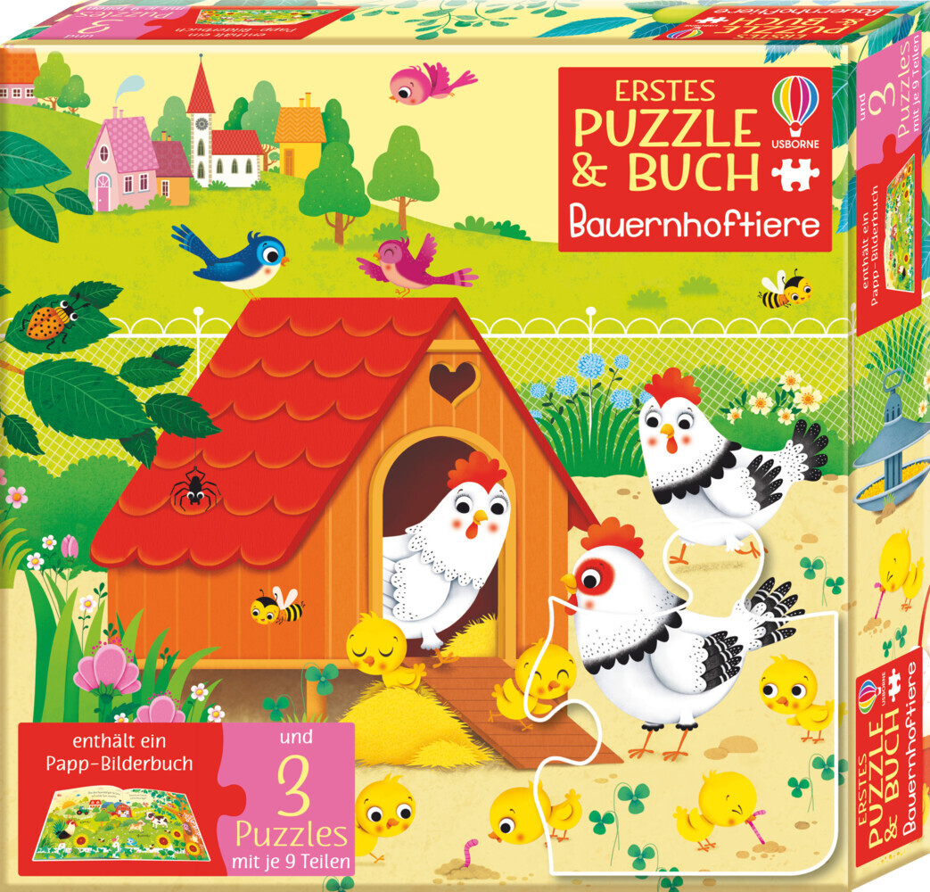 Erstes Puzzle & Buch: Bauernhoftiere main product photo