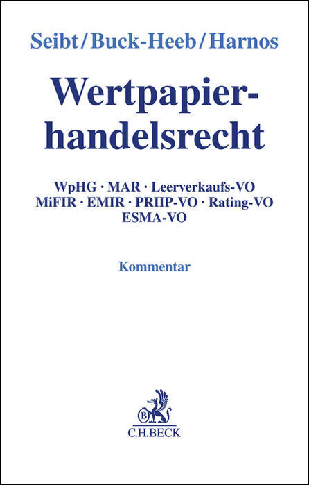 Wertpapierhandelsrecht main product photo
