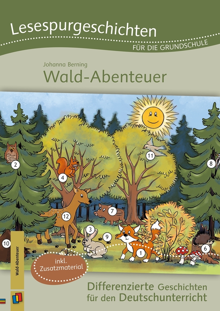 Lesespurgeschichten für die Grundschule - Wald-Abenteuer main product photo
