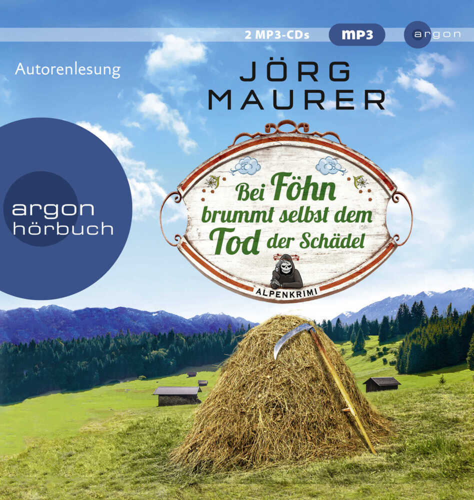Bei Föhn brummt selbst dem Tod der Schädel, 2 Audio-CD, 2 MP3 main product photo