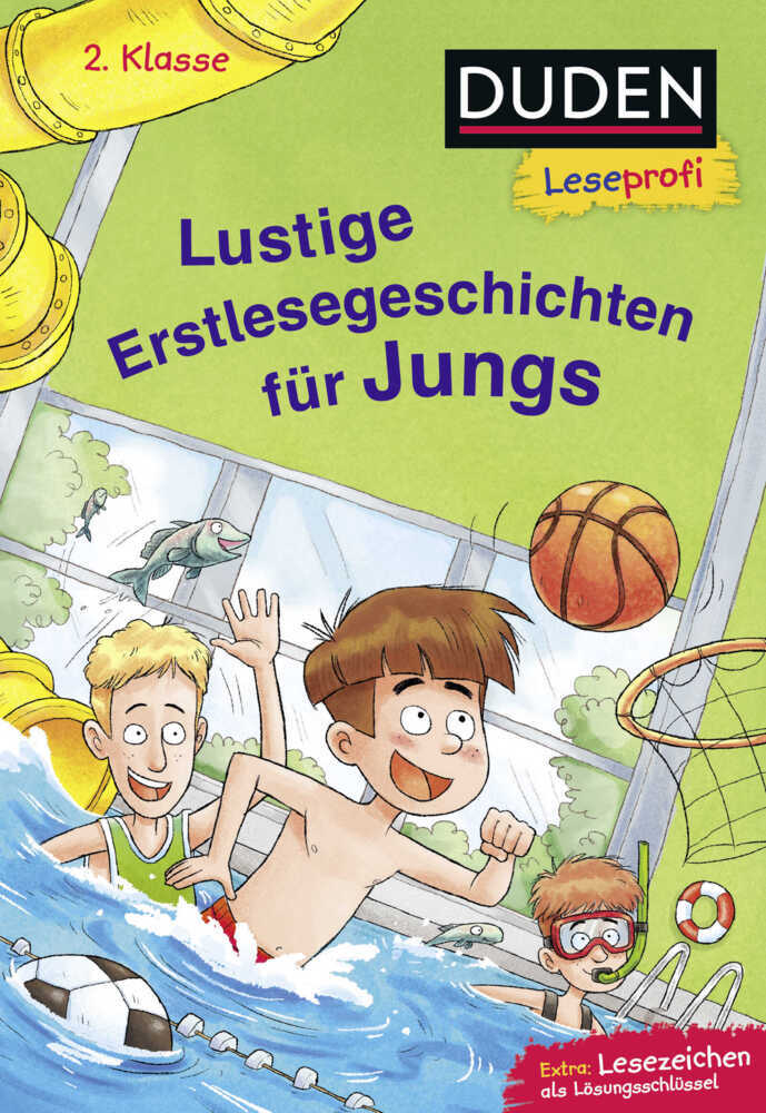 Duden Leseprofi - Lustige Erstlesegeschichten für Jungs, 2. Klasse (Doppelband) main product photo