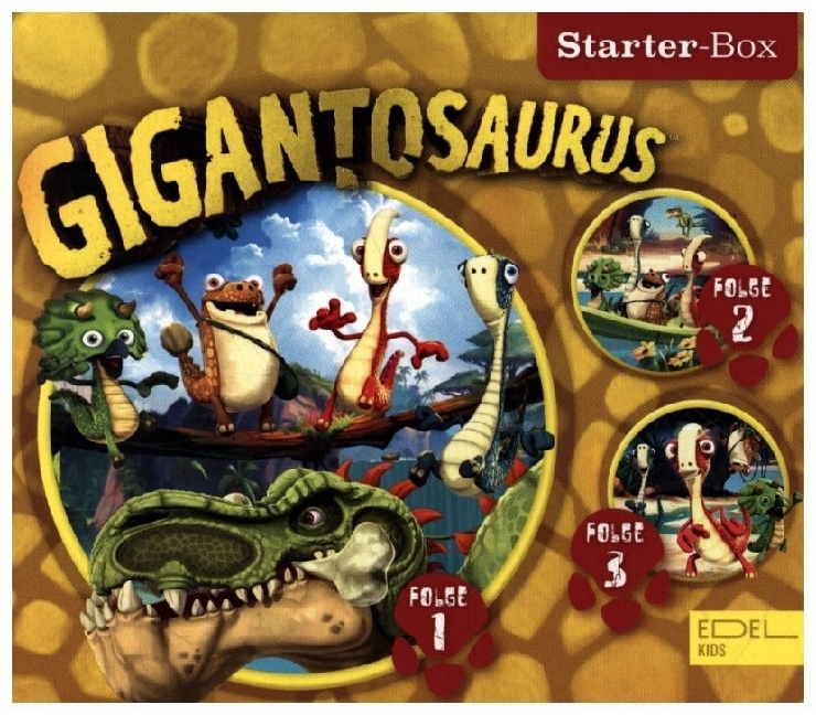 Gigantosaurus - Starter-Box. Box.1, 3 Audio-CD main product photo