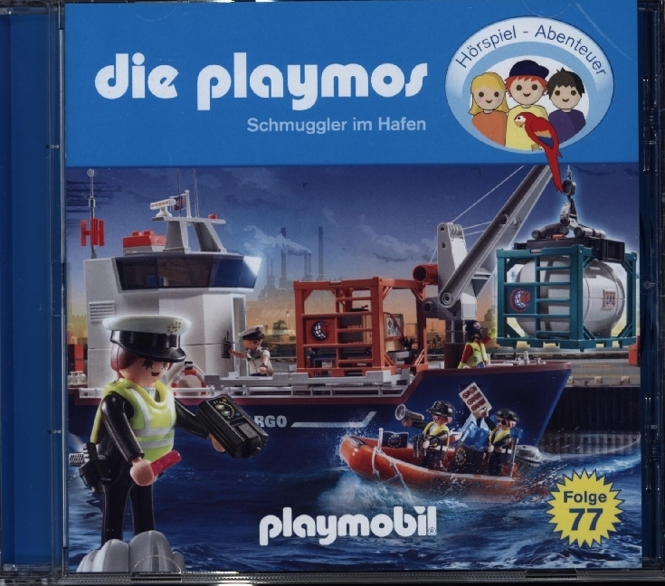 Die Playmos - Schmuggler im Hafen. Tl.77, 1 Audio-CD main product photo