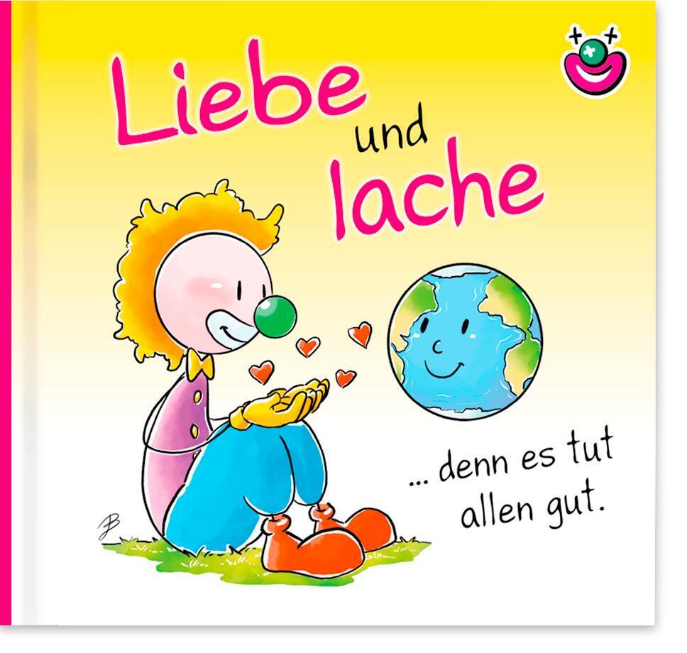 Liebe und lache denn es tut allen gut. main product photo