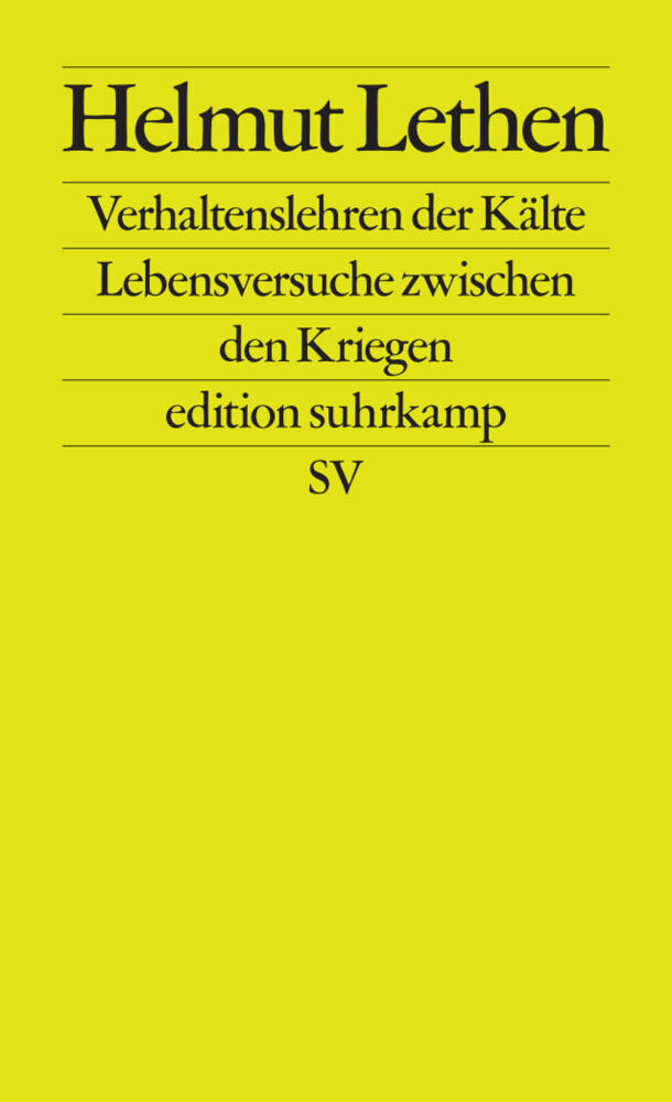 Verhaltenslehren der Kälte main product photo