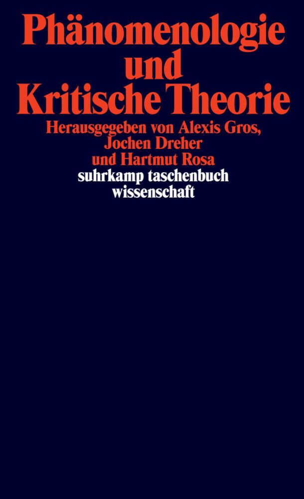 Phänomenologie und Kritische Theorie main product photo