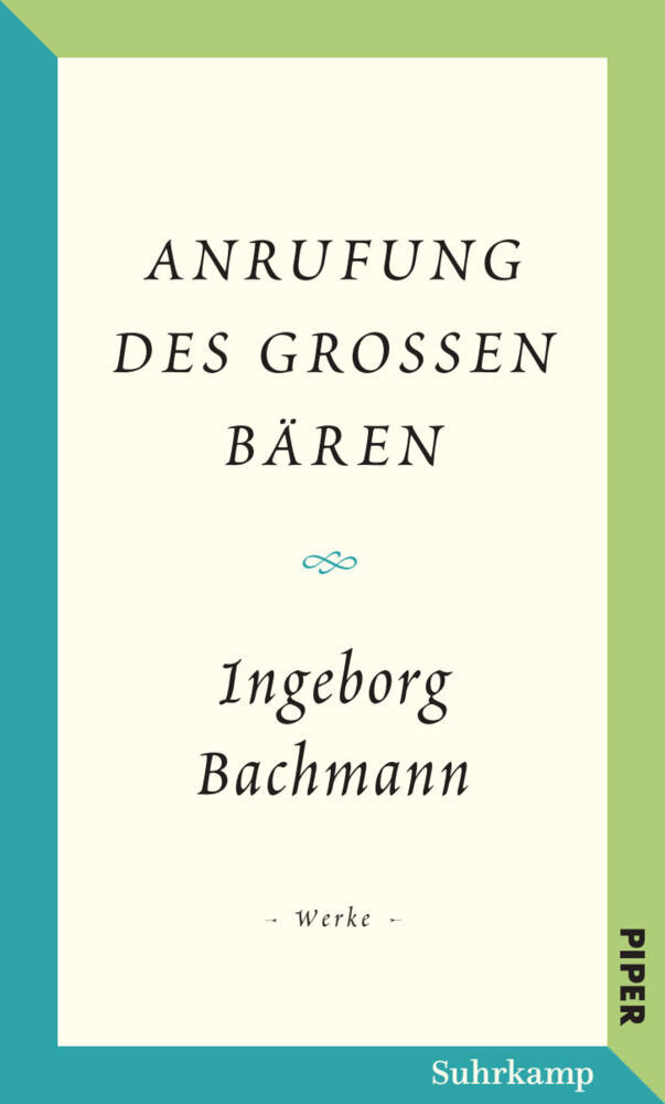 Salzburger Bachmann Edition - Anrufung des Großen Bären main product photo