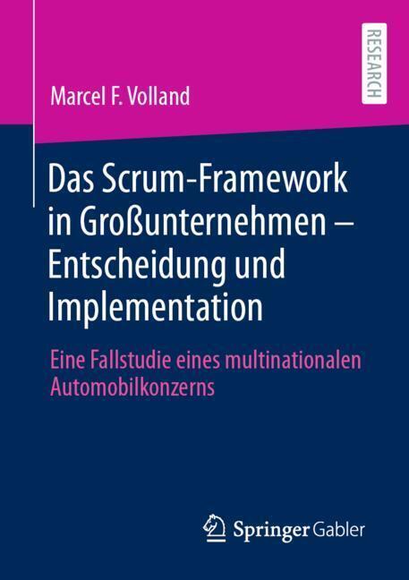 Das Scrum-Framework in Großunternehmen - Entscheidung und Implementation main product photo