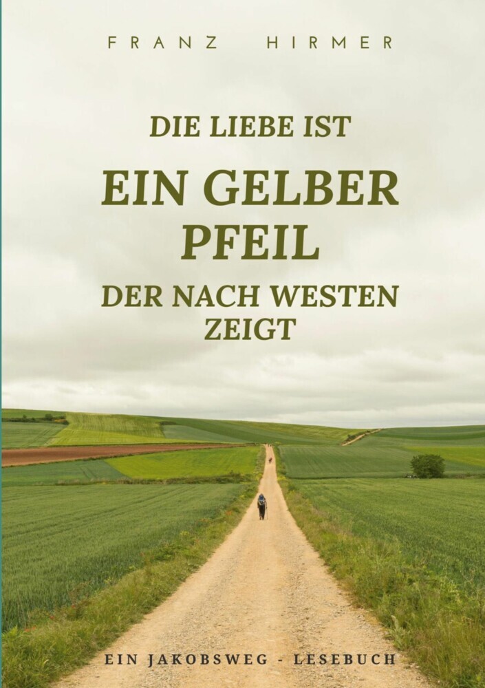 Die Liebe ist ein gelber Pfeil, der nach Westen zeigt main product photo