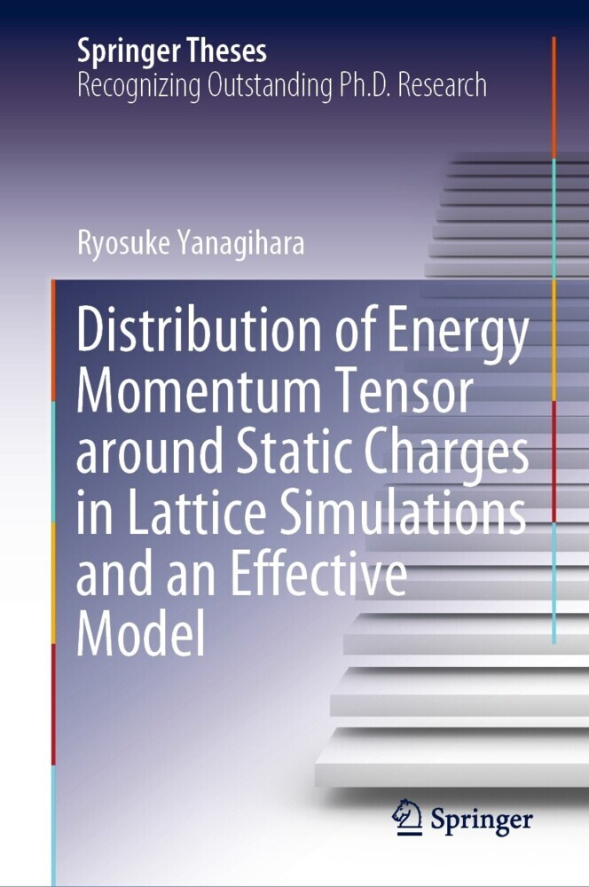 Distribution of Energy Momentum Tensor around Static Charges in Lattice Simulations and an Effective Model main product photo