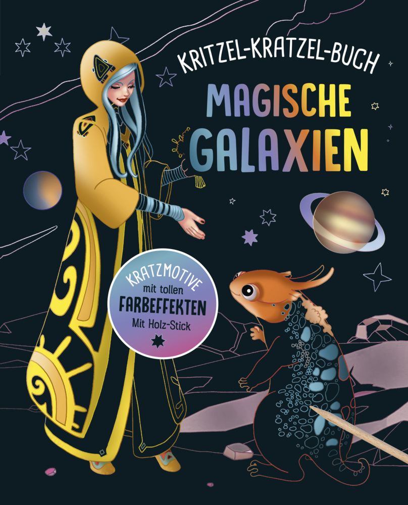 Magische Galaxien - Kritzel-Kratzel-Buch für Kinder ab 7 Jahren main product photo