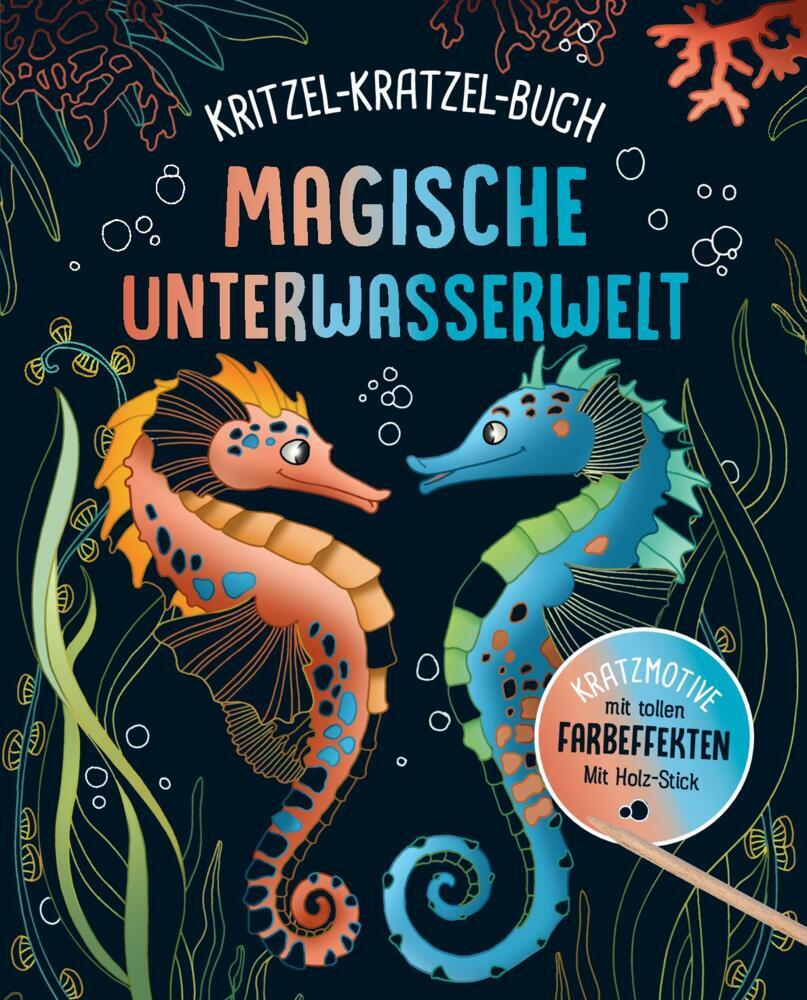 Magische Unterwasserwelt - Kritzel-Kratzel-Buch für Kinder ab 7 Jahren main product photo