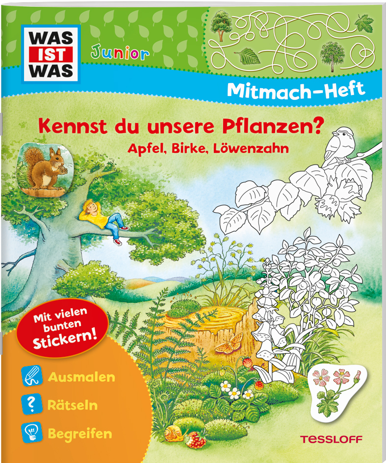 WAS IST WAS Junior Mitmach-Heft. Kennst du unsere Pflanzen? main product photo