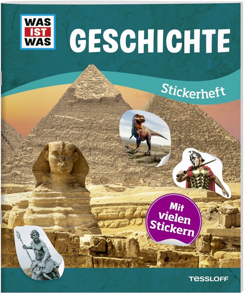 WAS IST WAS Stickerheft Geschichte main product photo