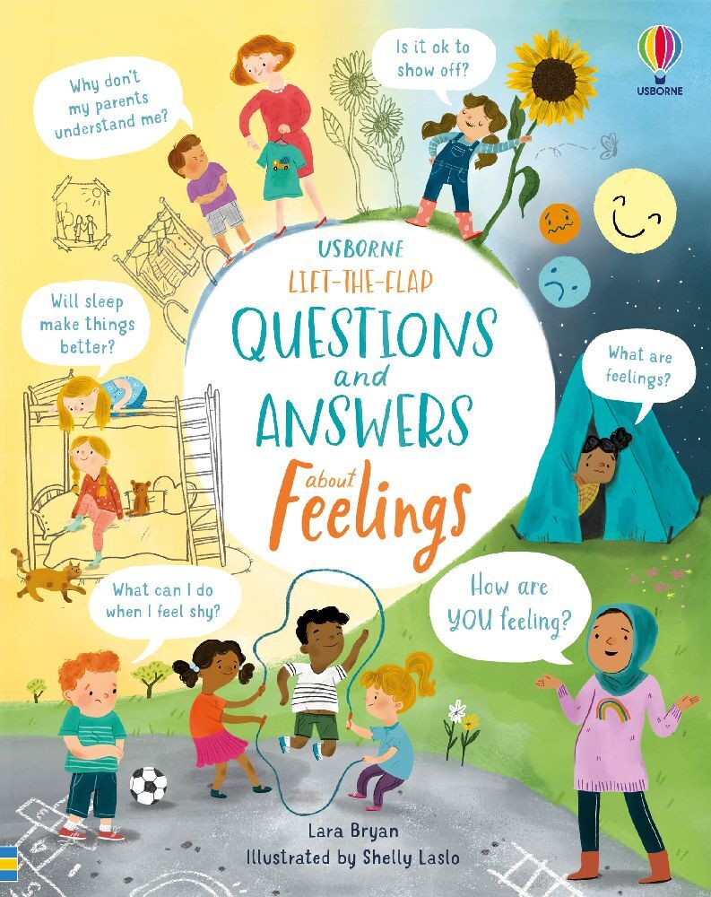 Lift-the-Flap Questions and Answers About Feelings main product photo