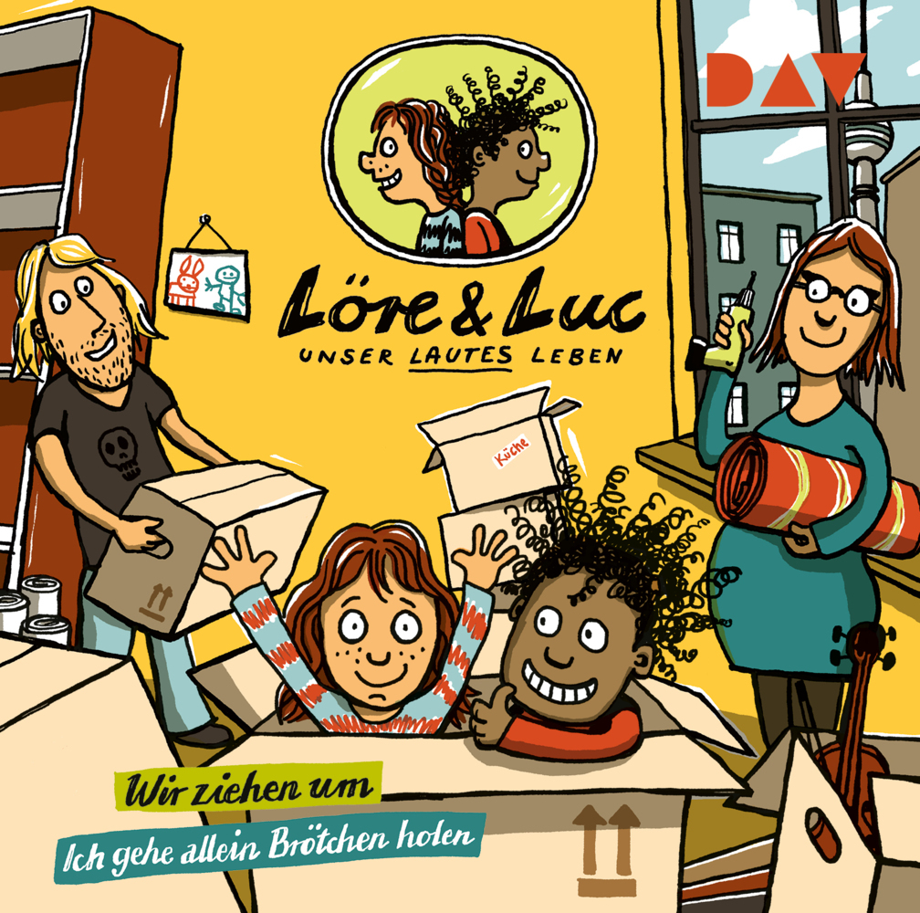 Löre & Luc - Unser lautes Leben (1). Folge 1: Wir ziehen um / Folge 2: Ich gehe allein Brötchen holen, 1 Audio-CD main product photo