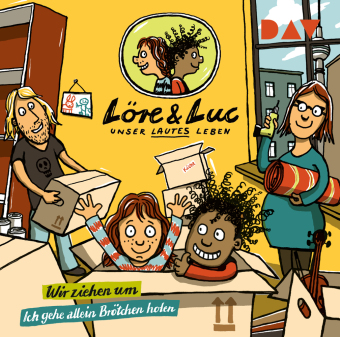 Löre & Luc - Unser lautes Leben (1). Folge 1: Wir ziehen um / Folge 2: Ich gehe allein Brötchen holen, 1 Audio-CD