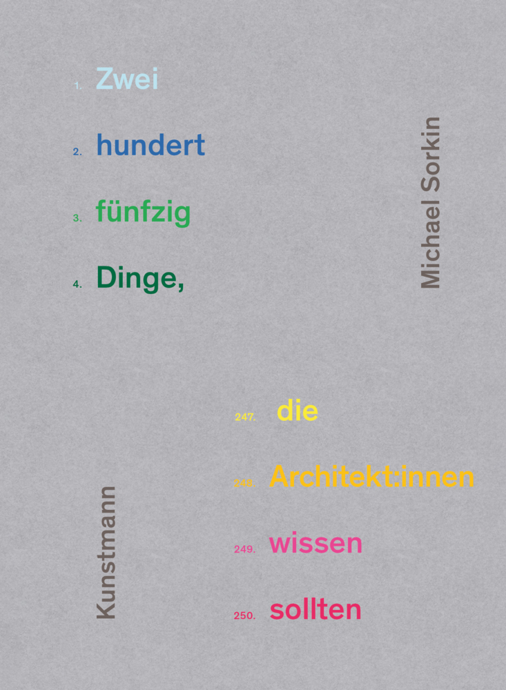 Zweihundertfünfzig Dinge, die Architekt:innen wissen sollten main product photo
