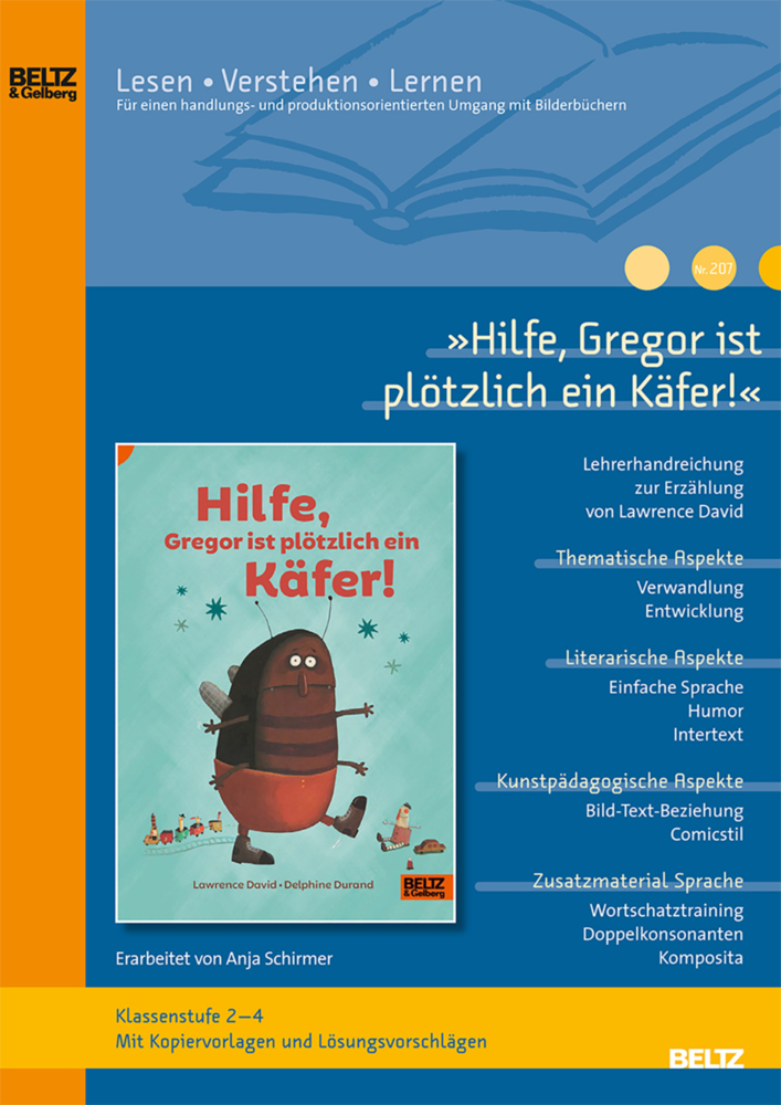 »Hilfe, Gregor ist plötzlich ein Käfer!« im Unterricht main product photo