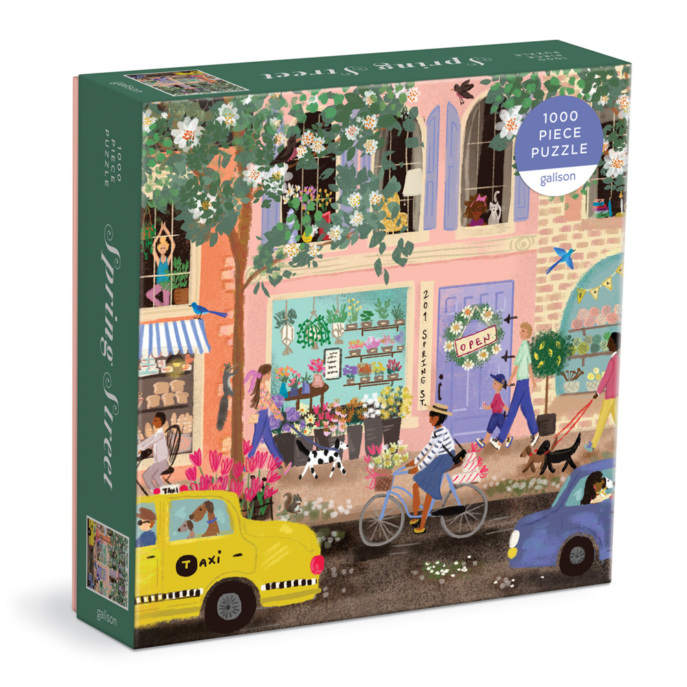 Spring Street 1000 Piece Puzzle In a Square box main product photo