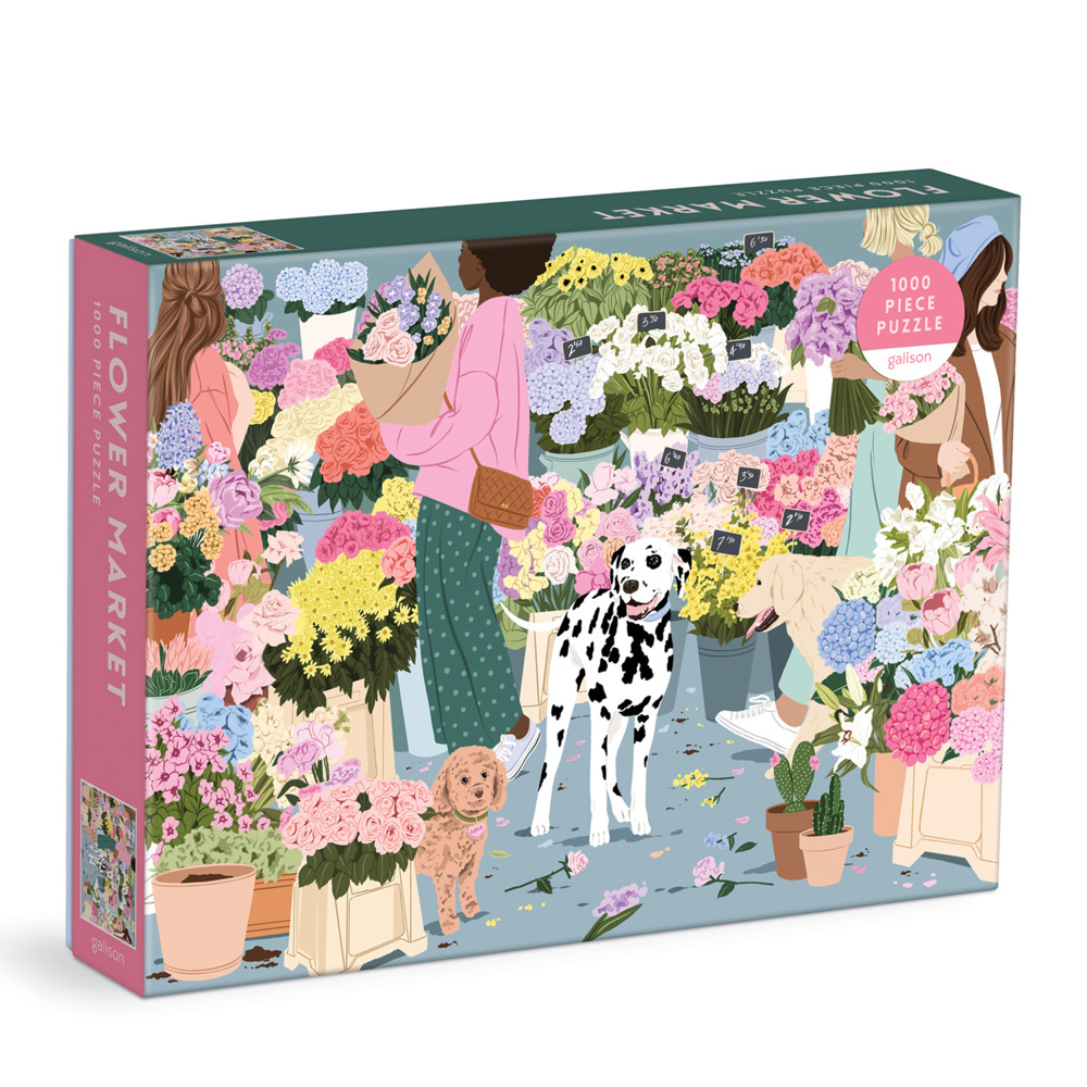 Flower Market 1000 Piece Puzzle main product photo