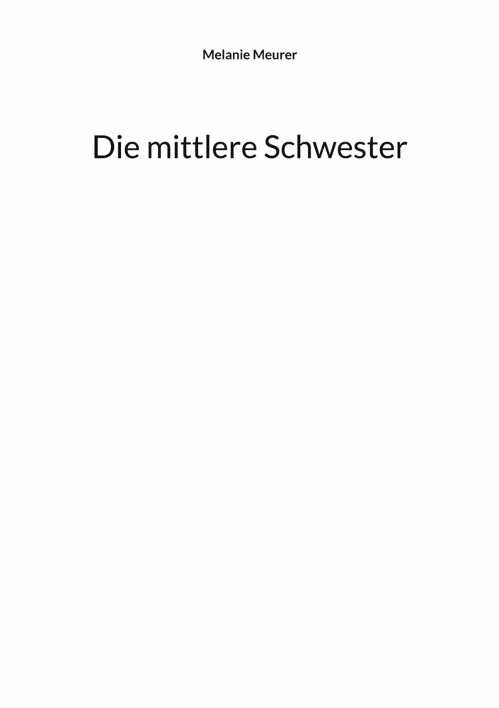 Die mittlere Schwester main product photo