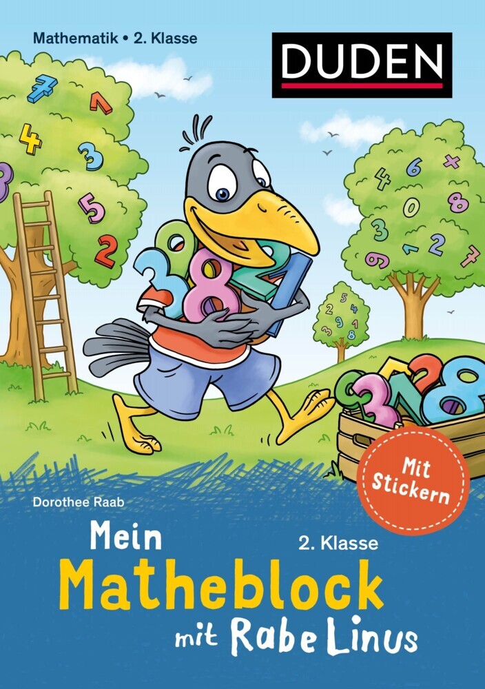 Mein Matheblock mit Rabe Linus - 2. Klasse main product photo