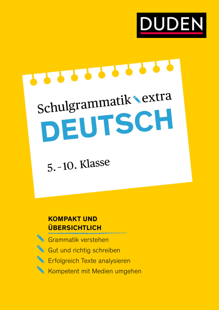 Duden Schulgrammatik extra - Deutsch main product photo