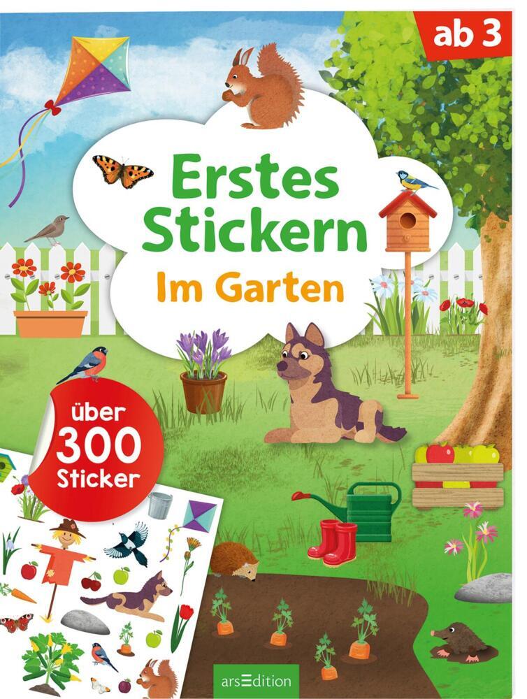 Erstes Stickern - Im Garten main product photo
