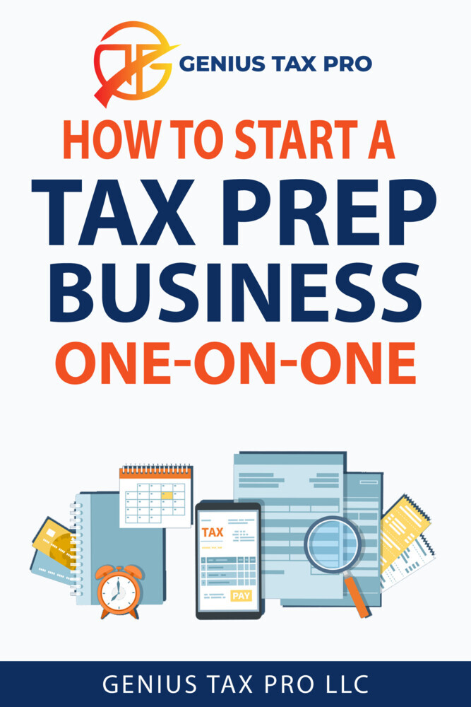 HOW TO START A TAX PREP BUSINESS ONE-ON-ONE main product photo