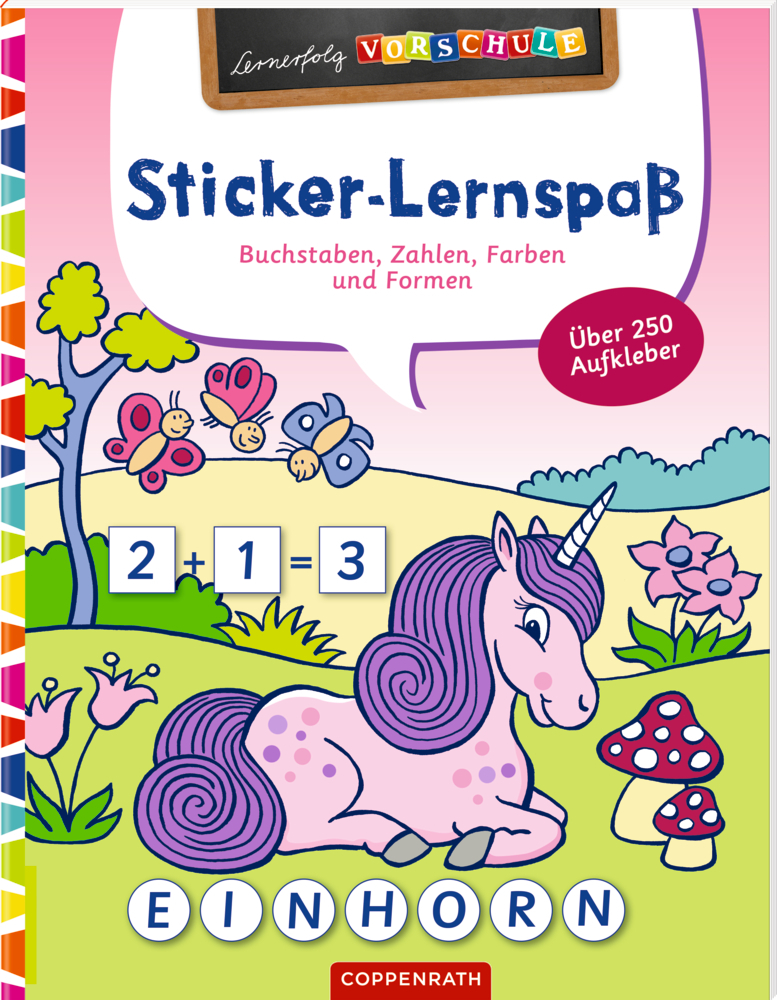 Sticker-Lernspaß (Feen & Einhörner) main product photo
