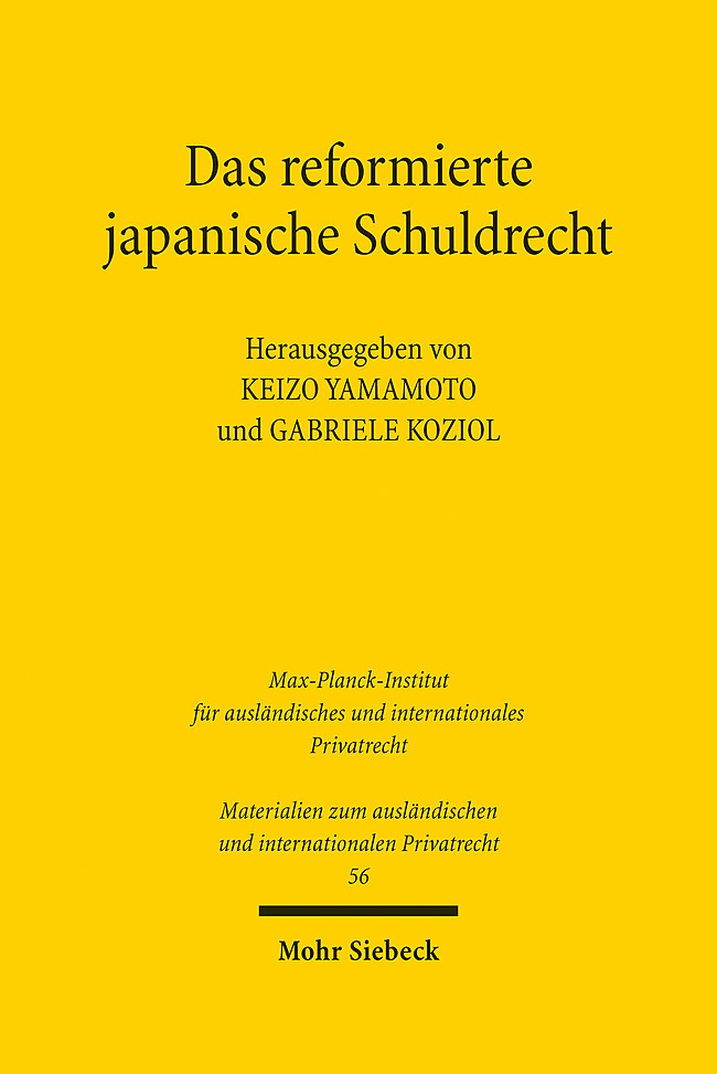 Das reformierte japanische Schuldrecht main product photo