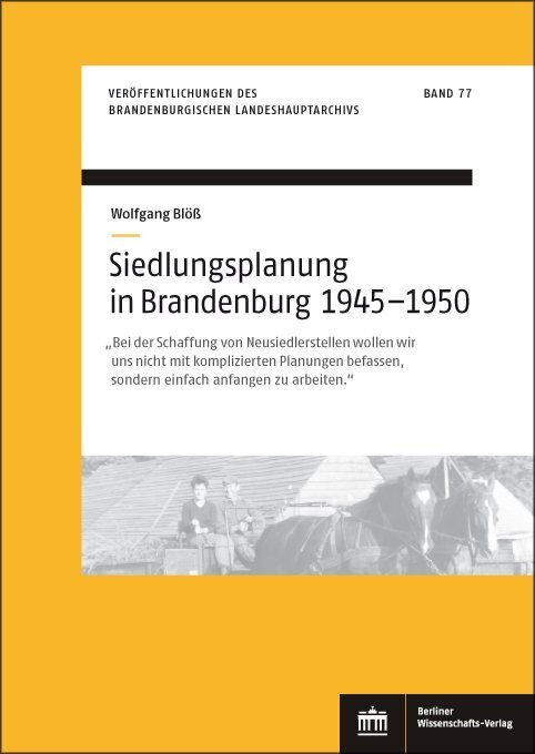 Siedlungsplanung in Brandenburg von 1945-1950 main product photo