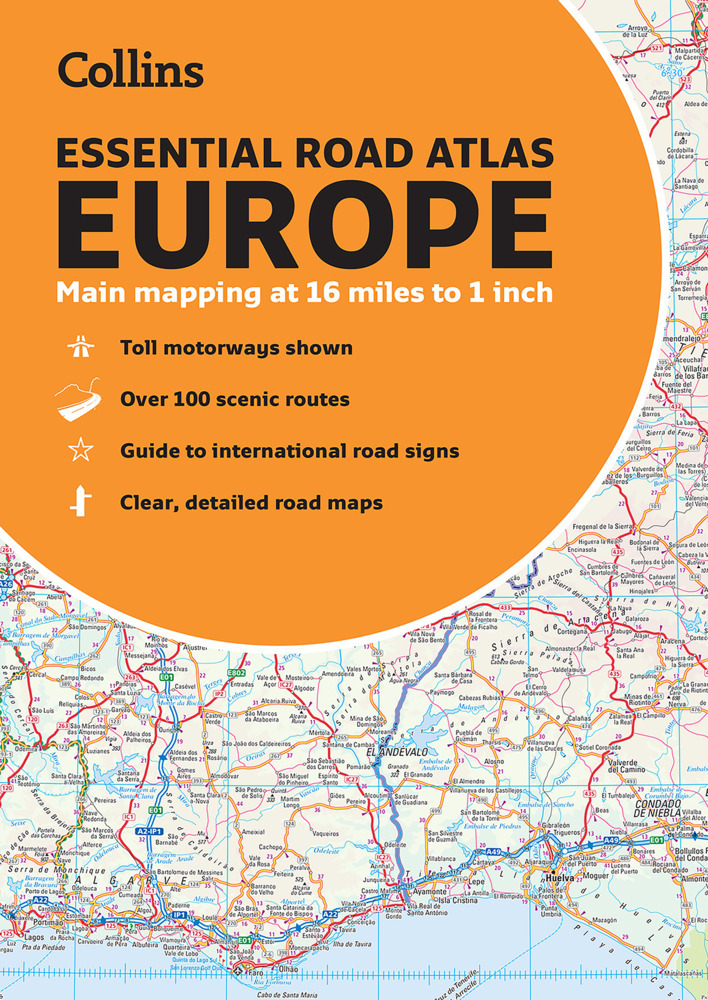 Collins Essential Road Atlas Europe main product photo