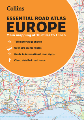 Collins Essential Road Atlas Europe